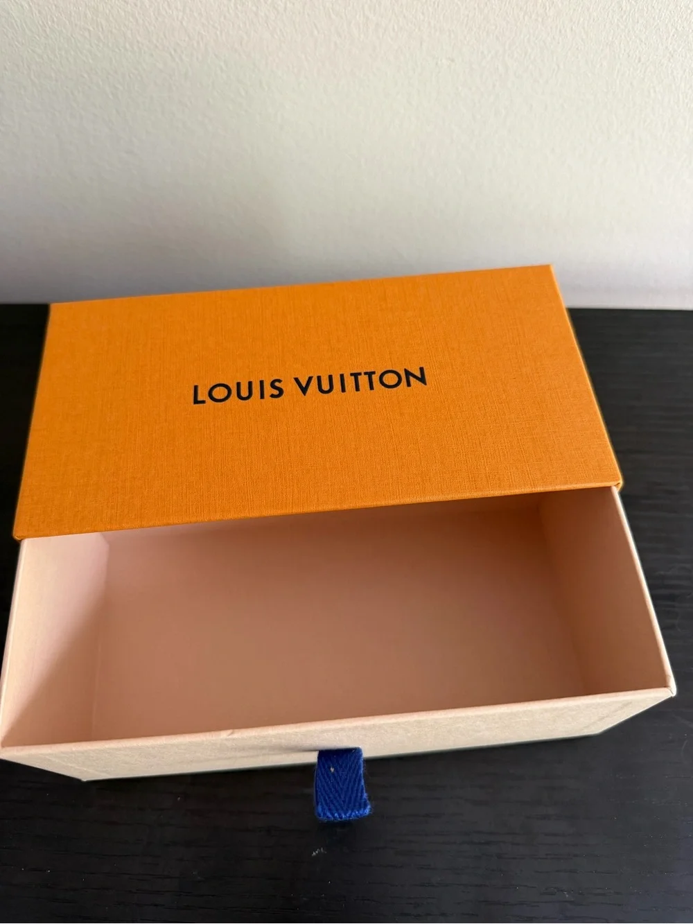 Empty and authentic Louis Vuitton small accessory box